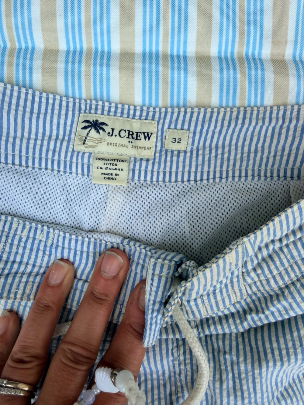 J. Crew lightweight striped